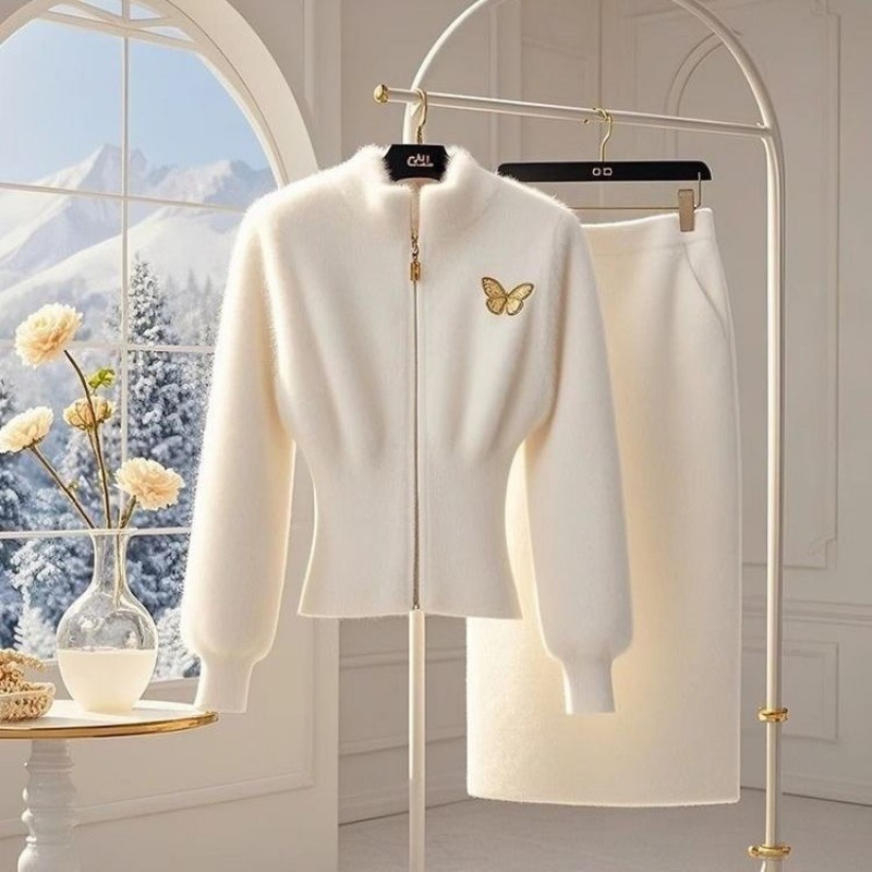 Embroidery Class - Nowy luksusowy, wysokiej jakości wełniany komplet