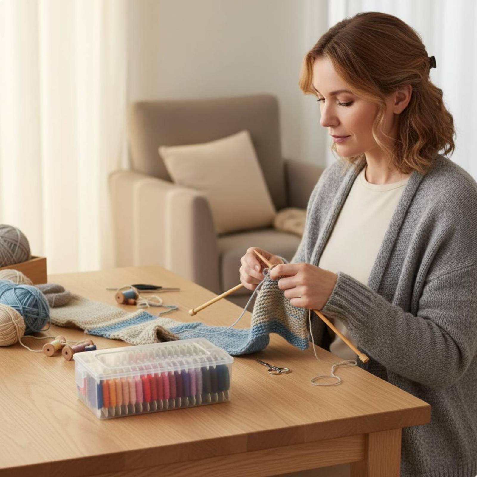 Embroidery Stitch - Zestaw nici do haftowania, wielokolorowy zestaw