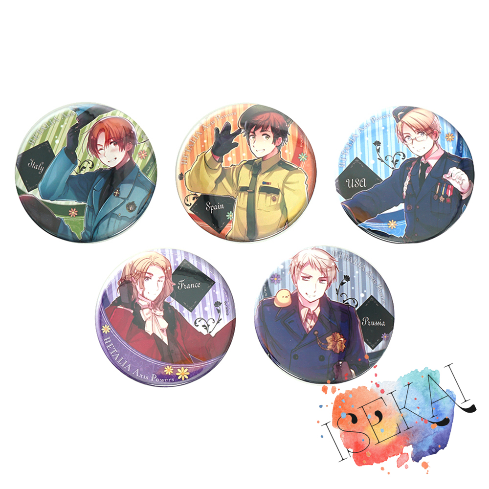 Embroidery Australia - Przypinka Anime Axis Power HETALIA Włochy
