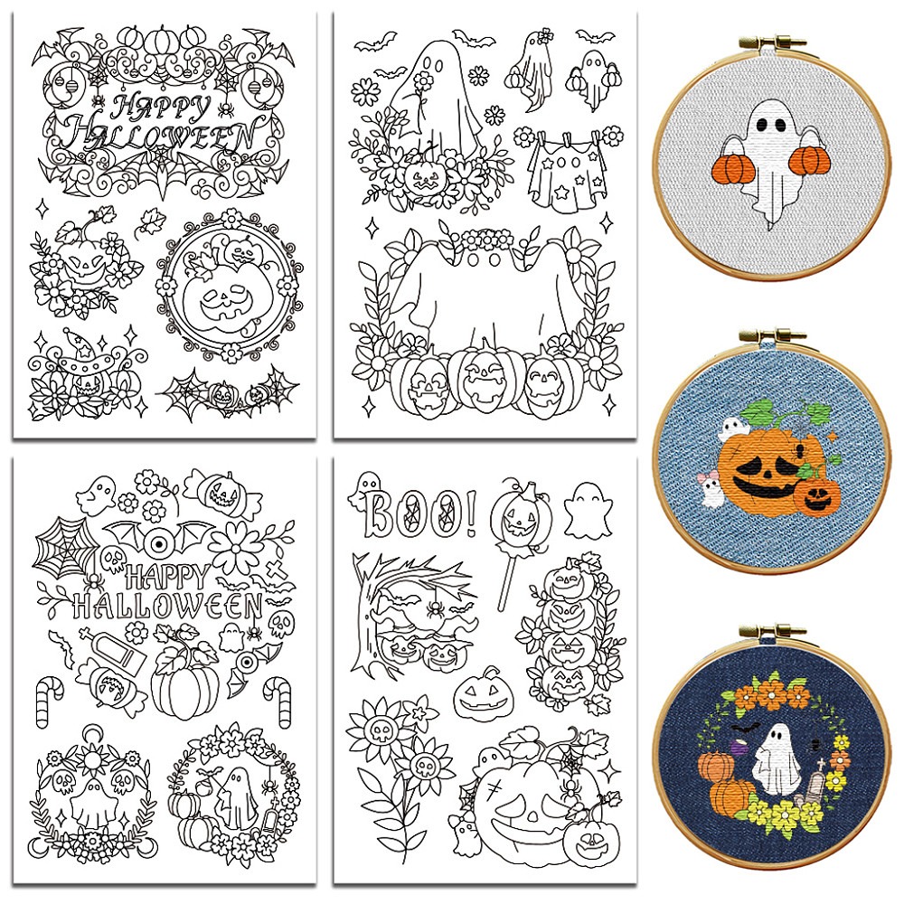 Embroidery Cloth - Rozpuszczalne w wodzie wzory do haftowania