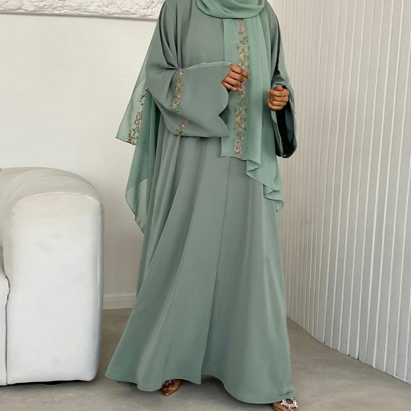 Embroidery Hijab - Producent abaj z Dubaju, odzież islamska,