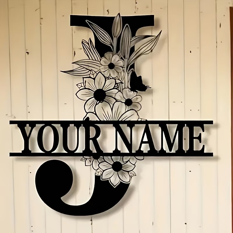 Metalowy znak z własnym imieni – Embroidery Garden recenzja i cena