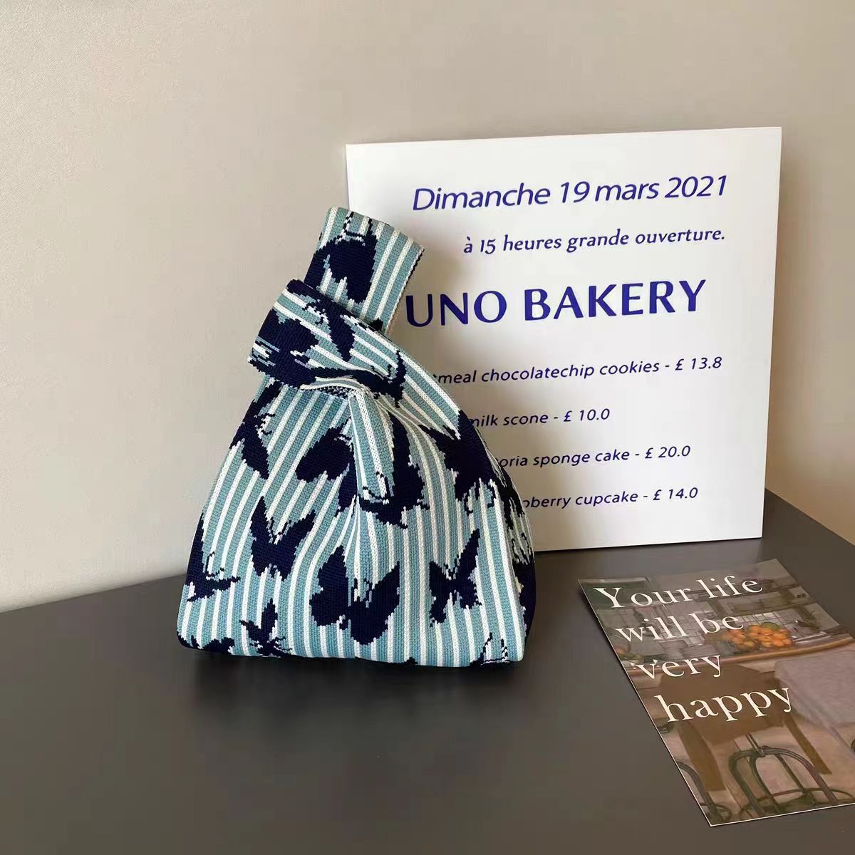 Ręcznie robiona dzianinowa tor – Embroidery Knot recenzja i cena