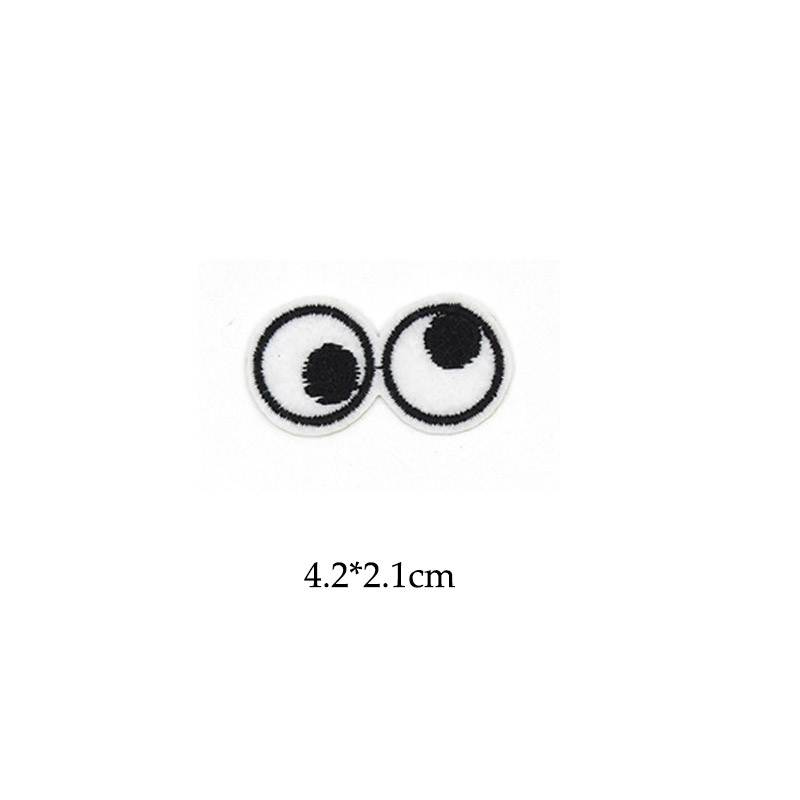 Cartoon 5 sztuk oczy haft żela – Embroidery On Black Shirt recenzja i cena