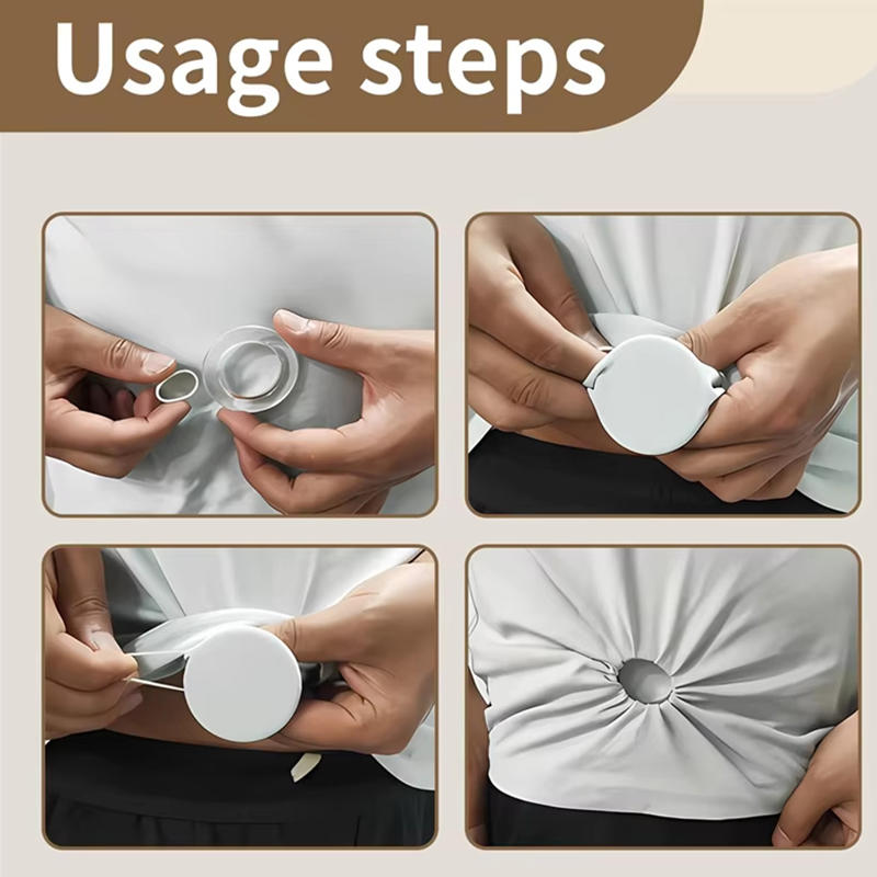 Modny plastikowy okrągły klips – Embroidery Knot recenzja i cena