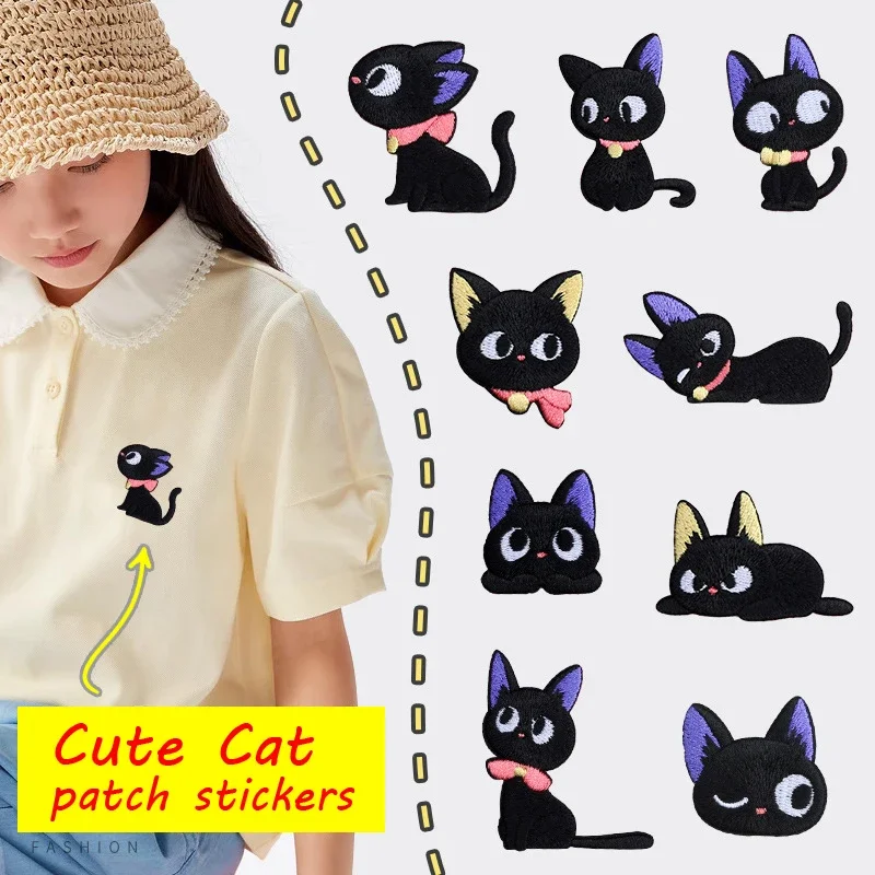 Śliczne kreskówki samoprzylepn – Embroidery On Black Shirt recenzja i cena