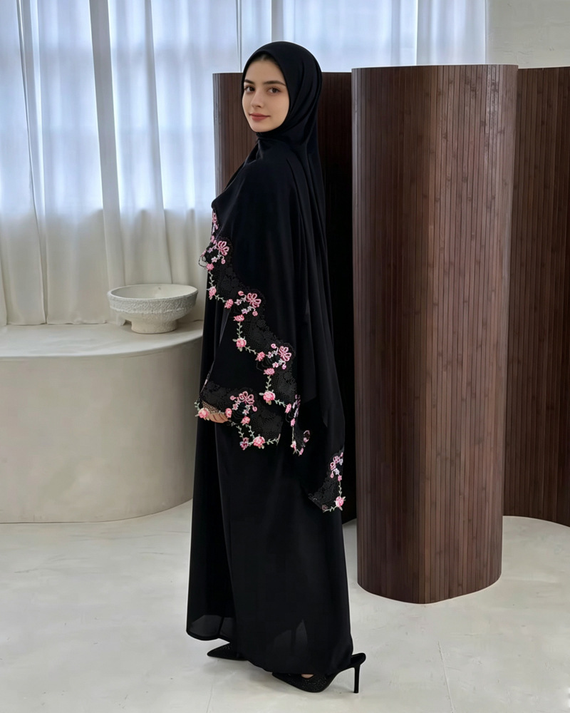 Sukienki Eid Damskie Muzułmańs – Embroidery Hijab recenzja i cena