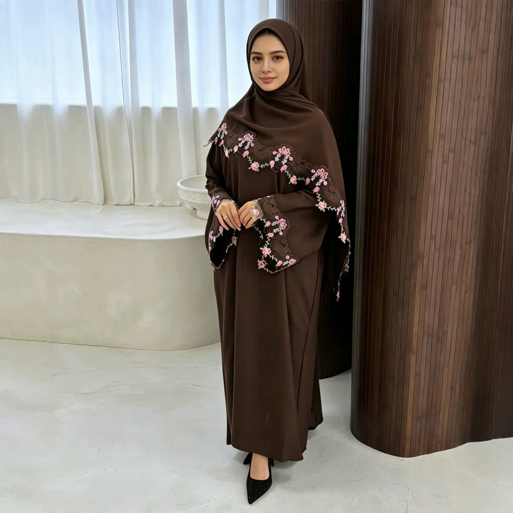 Sukienki Eid Damskie Muzułmańs – Embroidery Hijab recenzja i cena