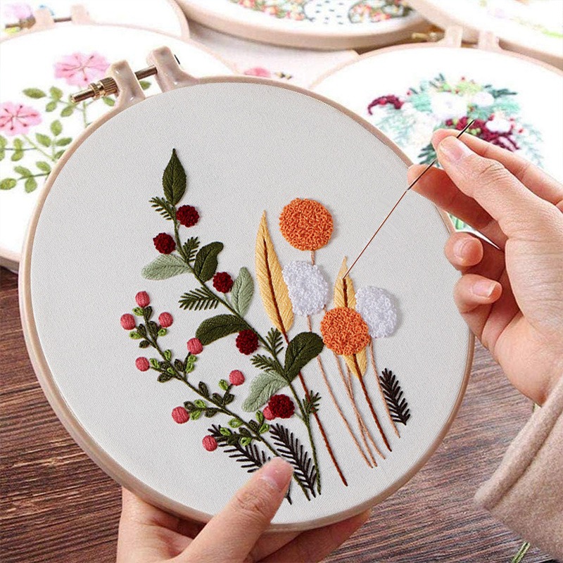 Wzór roślinny 3D, zestaw do ha – Embroidery Lovers recenzja i cena