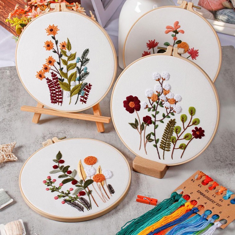 Wzór roślinny 3D, zestaw do ha – Embroidery Lovers recenzja i cena