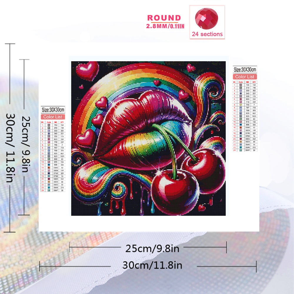 Ewershine Diamentowy Haft Usta – Embroidery Lips recenzja i cena