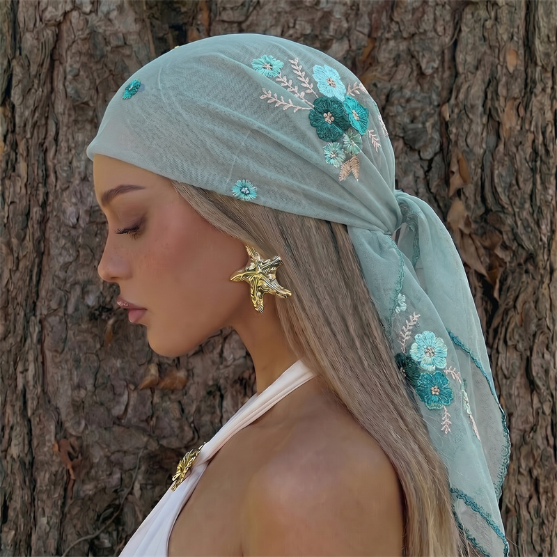 Luksusowa Przezroczysta Siatko – Embroidery Hijab recenzja i cena