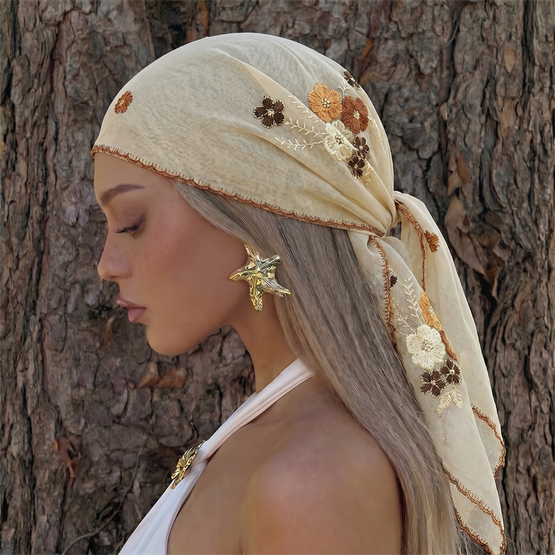 Luksusowa Przezroczysta Siatko – Embroidery Hijab recenzja i cena