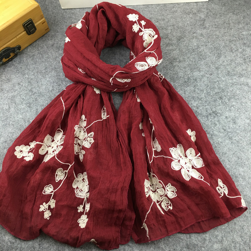Wiele kolorów etniczne hafty k – Embroidery Hijab recenzja i cena