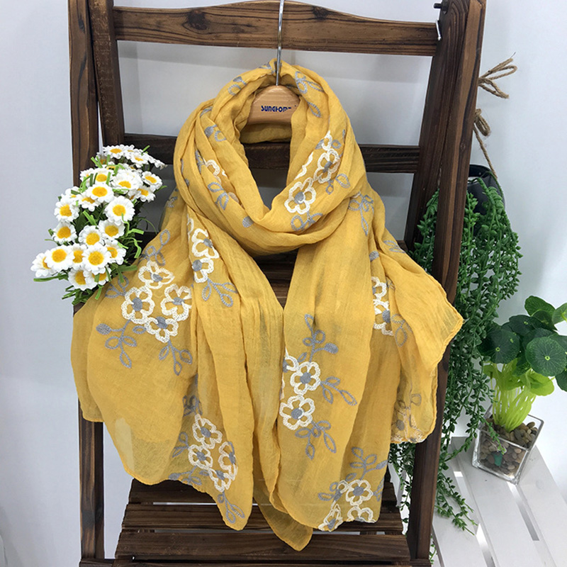 Wiele kolorów etniczne hafty k – Embroidery Hijab recenzja i cena