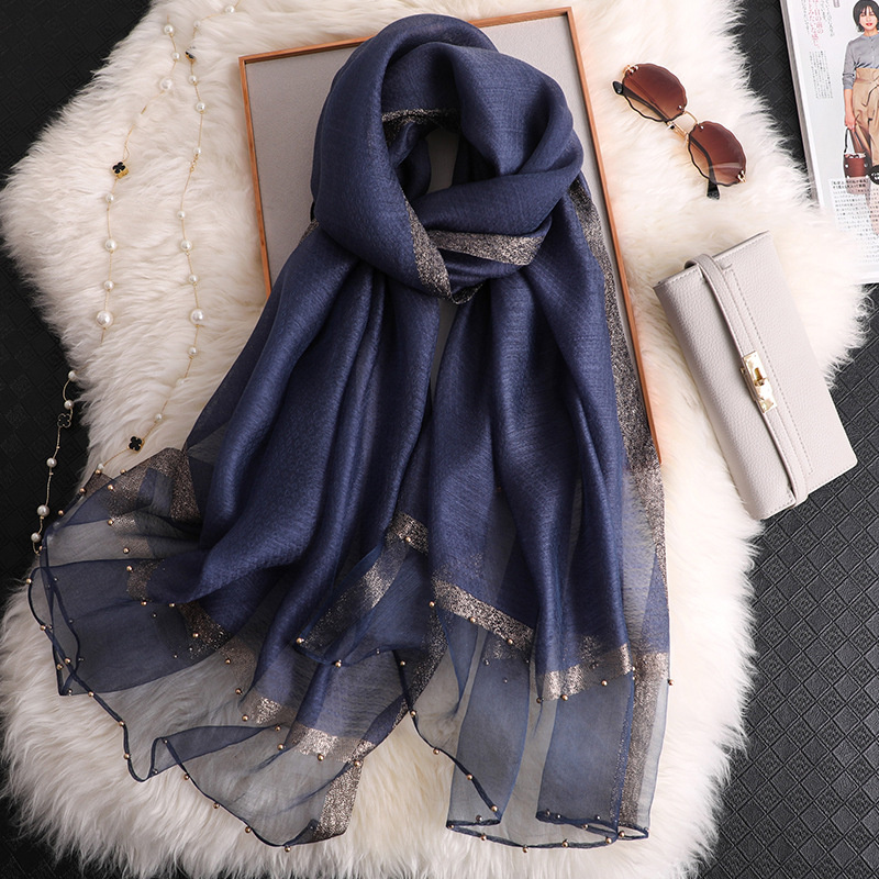 2024 Luksusowy 100% jedwabny s – Embroidery Hijab recenzja i cena
