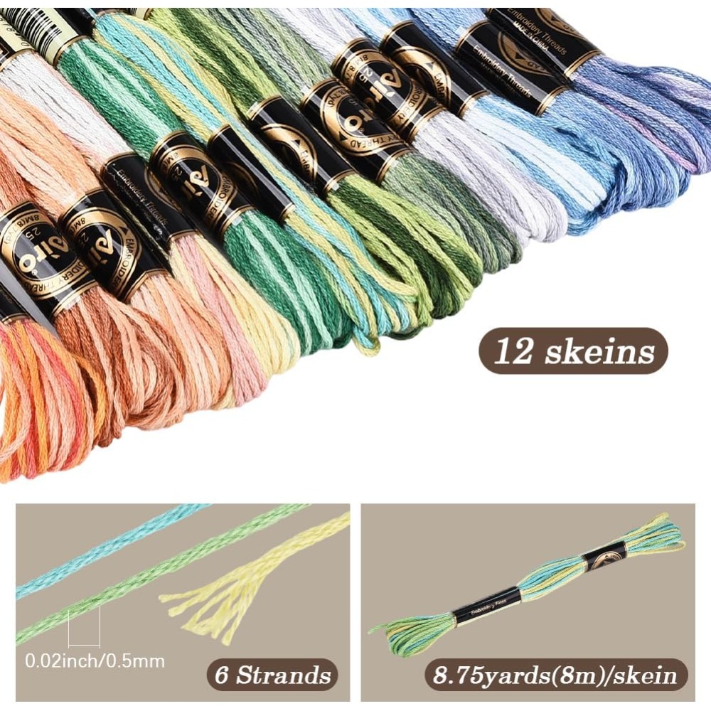 12 motków, 105 jardów, mulina  – Embroidery Stitch recenzja i cena