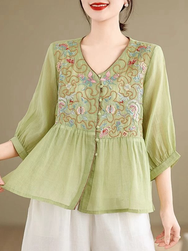 Letnia nowość: luźna, wyszczup – Embroidery Cardigan recenzja i cena