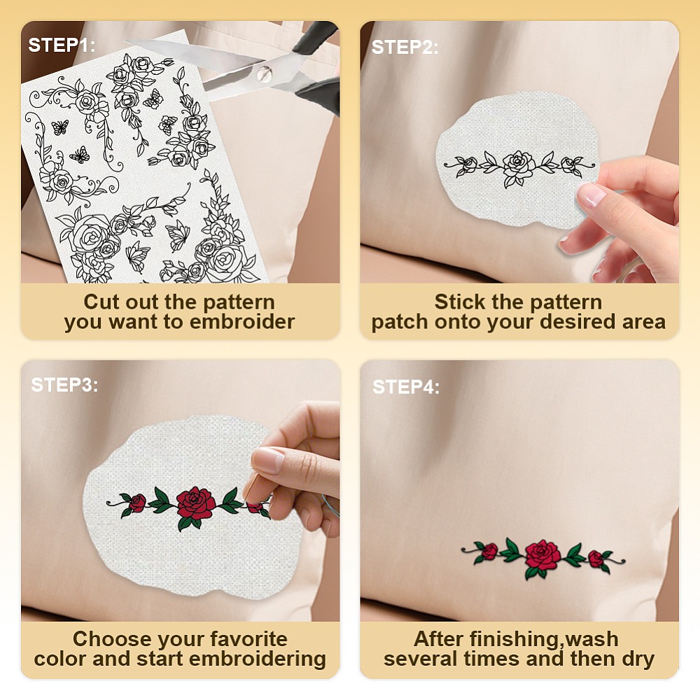 38 szt. Koronkowe wzory w róże – Embroidery Cloth recenzja i cena