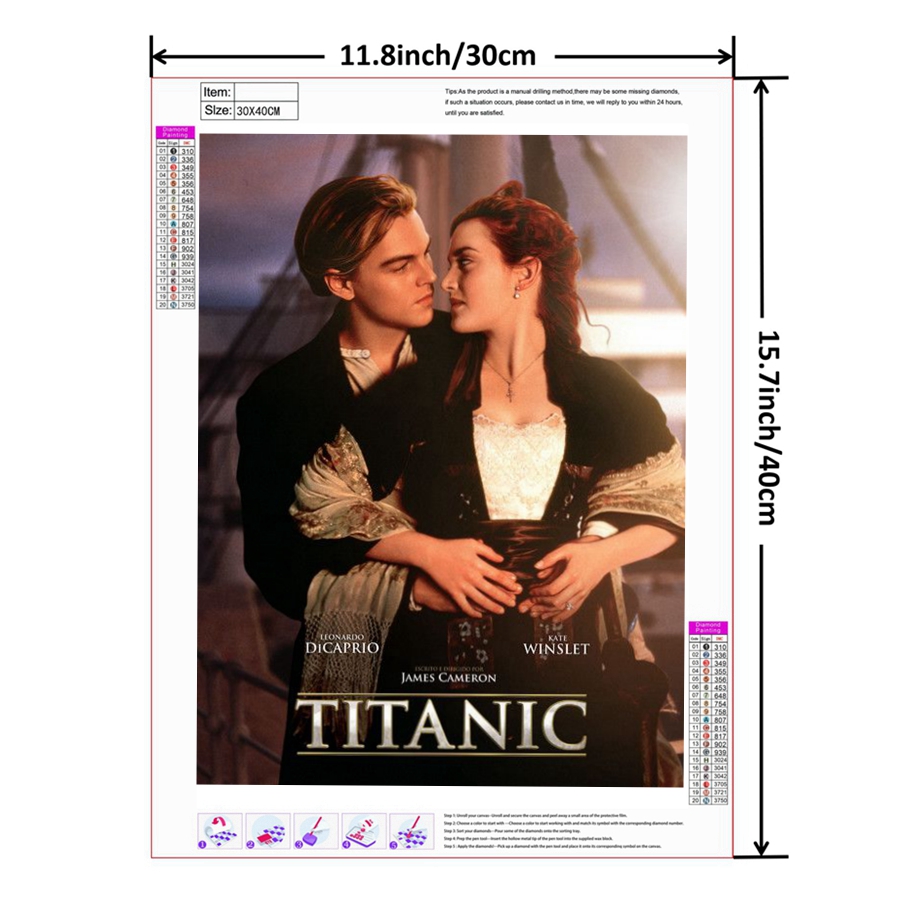 Titanic Romantyczny Film 5D DI – Embroidery Lovers recenzja i cena