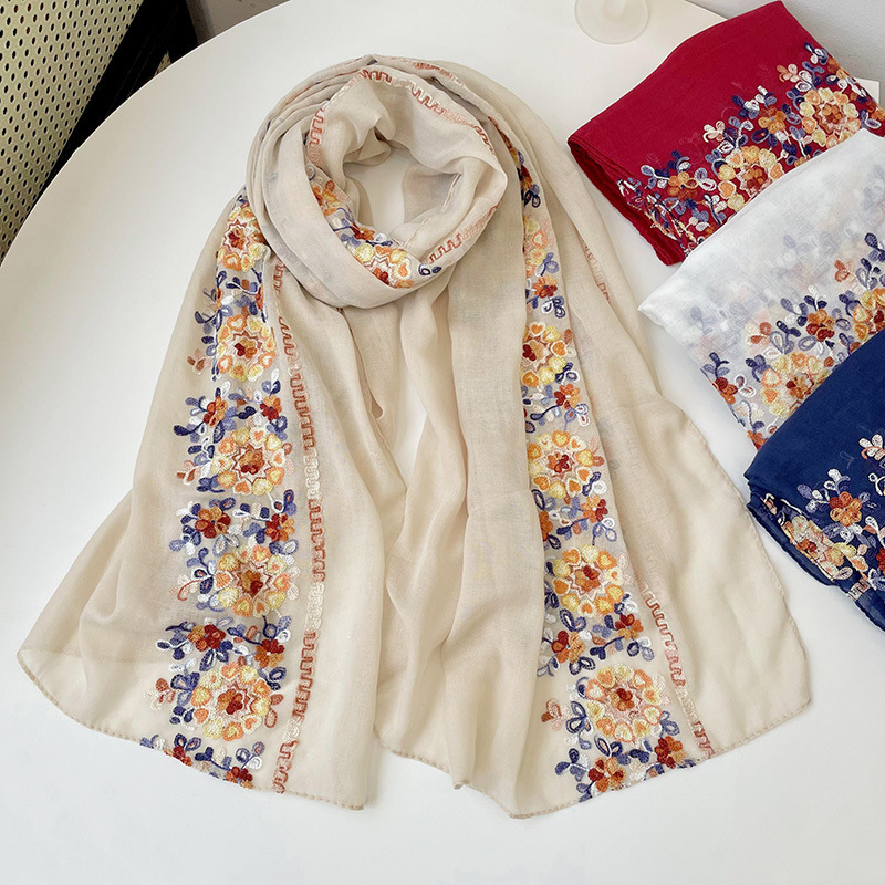 2025 nowy miękki bawełniany hi – Embroidery Hijab recenzja i cena