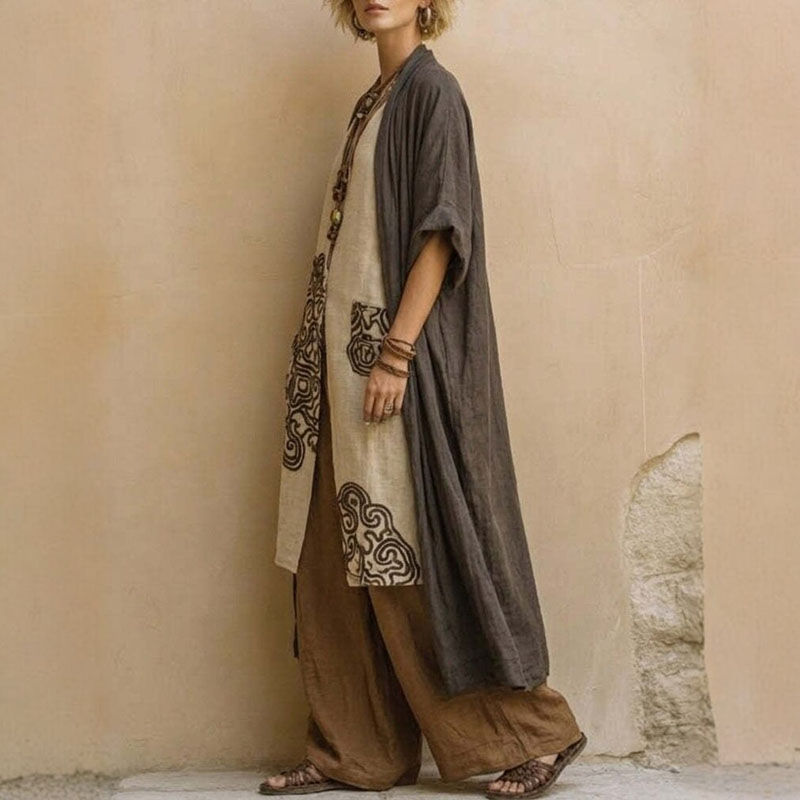 Boho Kimono z otwartym przodem – Embroidery Class recenzja i cena