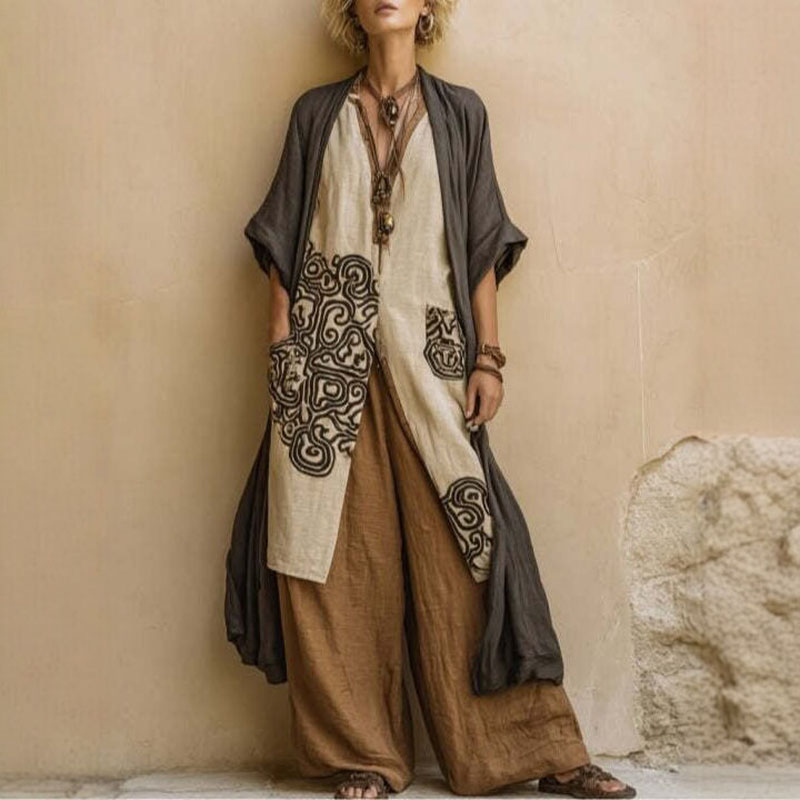 Boho Kimono z otwartym przodem – Embroidery Class recenzja i cena