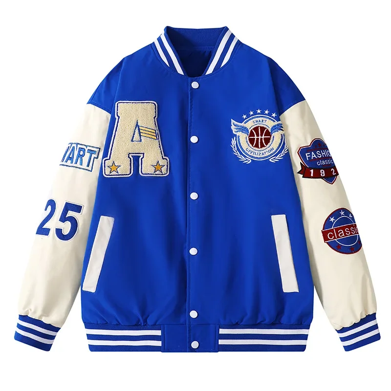 Varsity Baseball Bomber Jacket – Embroidery Letter N recenzja i cena