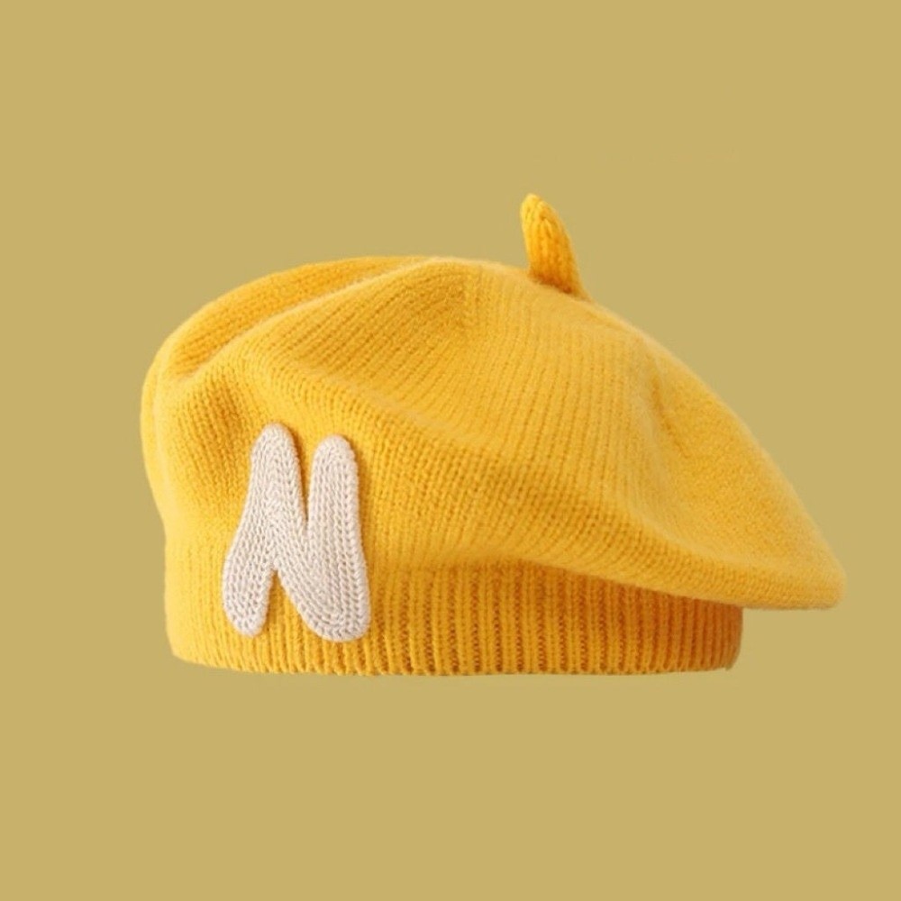 Nowa czapka beret dla malucha  – Embroidery Letter N recenzja i cena