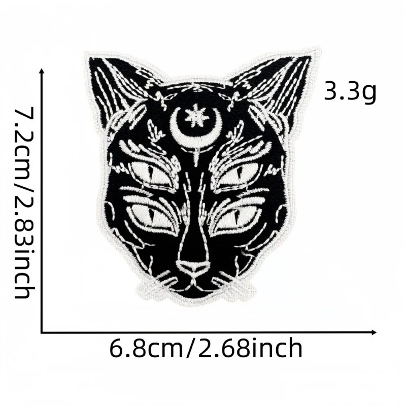 Czarne Punkowe Terro Czaszki R – Embroidery On Black Shirt recenzja i cena