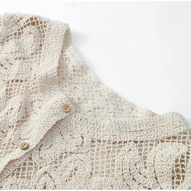 Damskie bluzki szydełkowe zapi – Embroidery Cardigan recenzja i cena