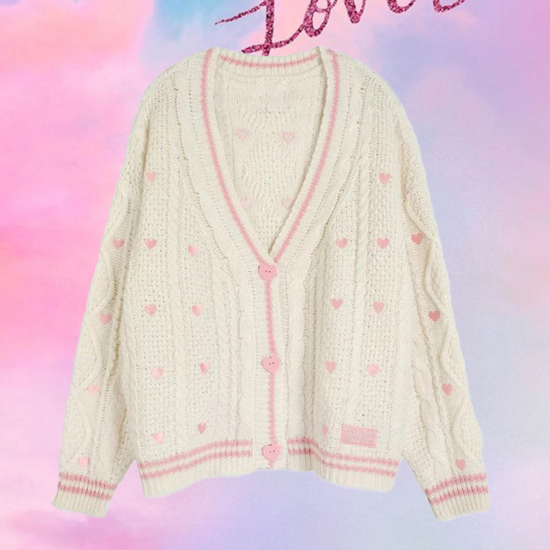 Kardigan Lover z różową naszyw – Embroidery Lovers recenzja i cena